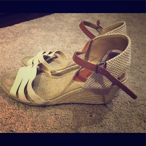 Lucky Brand Canvas Wedge